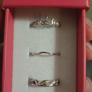 New With Box Ryze Sterling Silver Stackerz Rings.